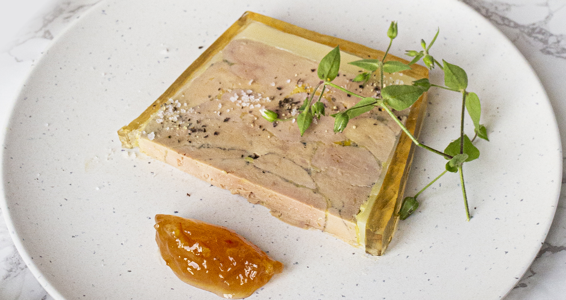 Foie gras and saffron pineapple chutney