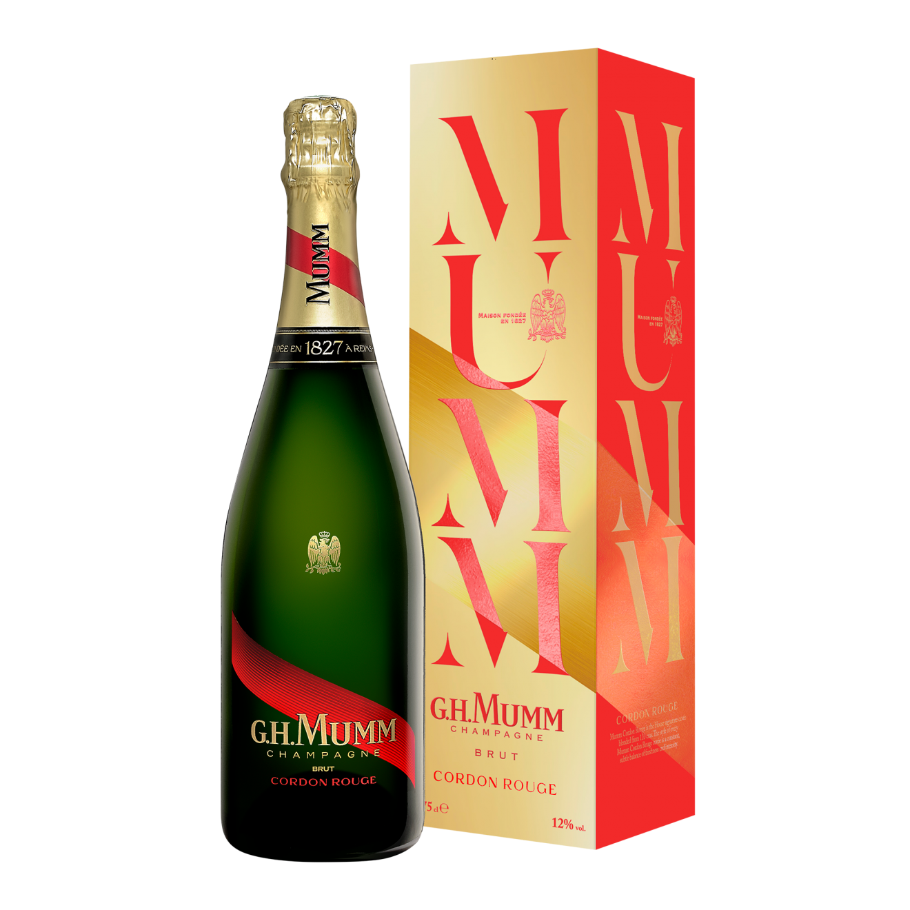 GH Mumm - Champagne CORDON ROUGE - 75cll