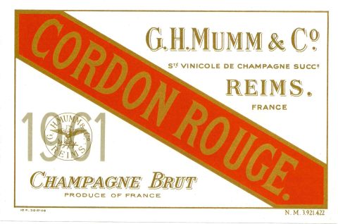 Laurent Fresnet recommends Mumm Cordon Rouge Vinothèque 1961