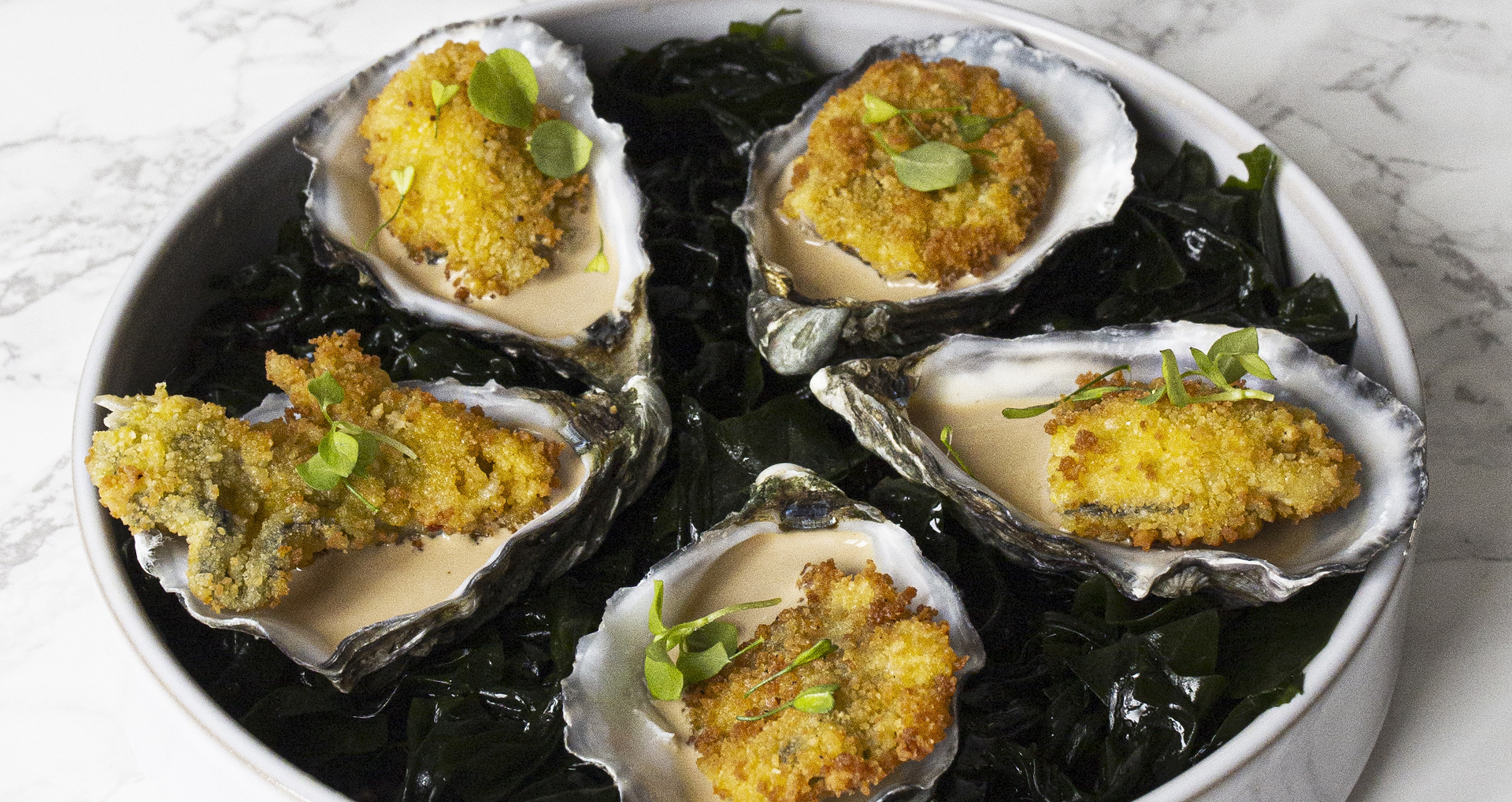 Fried oysters
