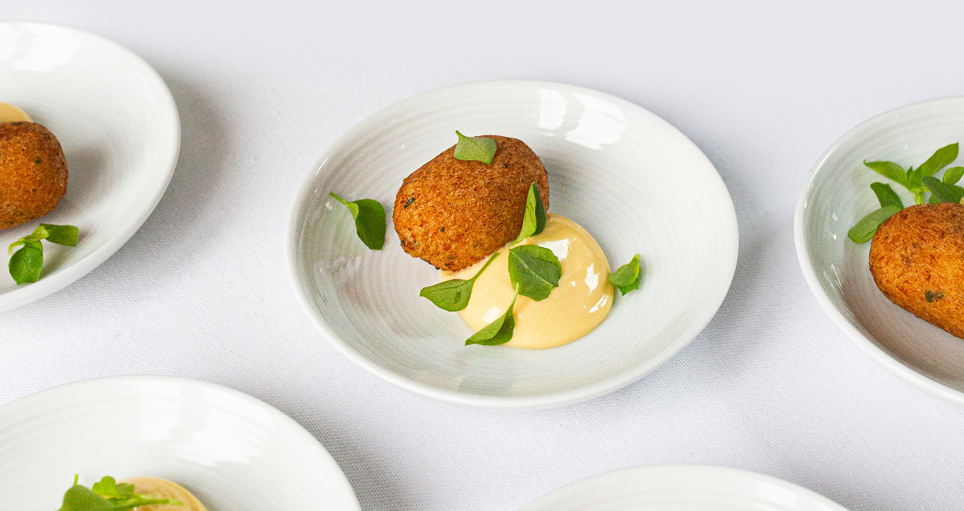 king prawn croquettes with ginger mayonnaise