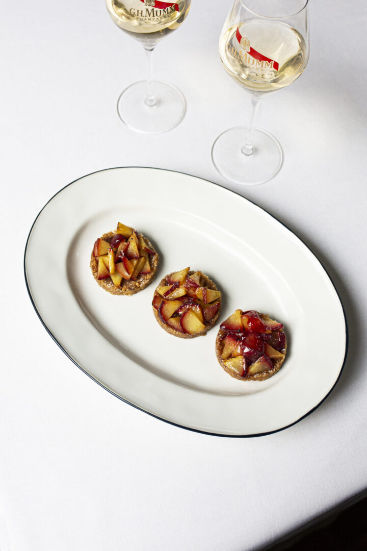 Cherry plum tart recipe portrait feature image taste explorer
