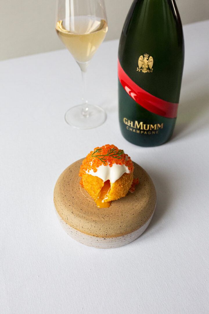 Deep Fried Eggs and Trout Roe Recipe portrait taste explorer