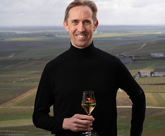 Yann Munier, cellar master,