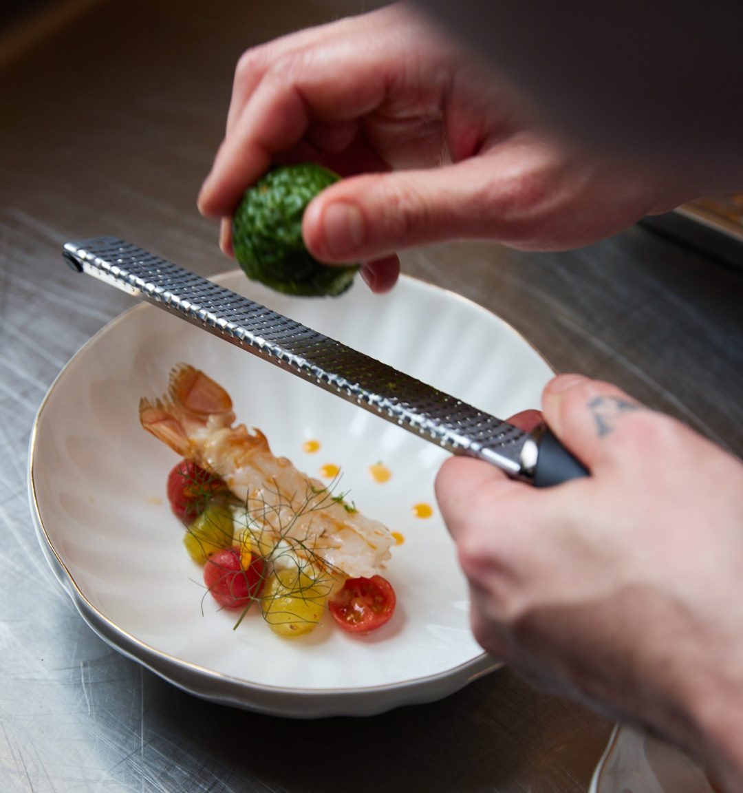 food plating