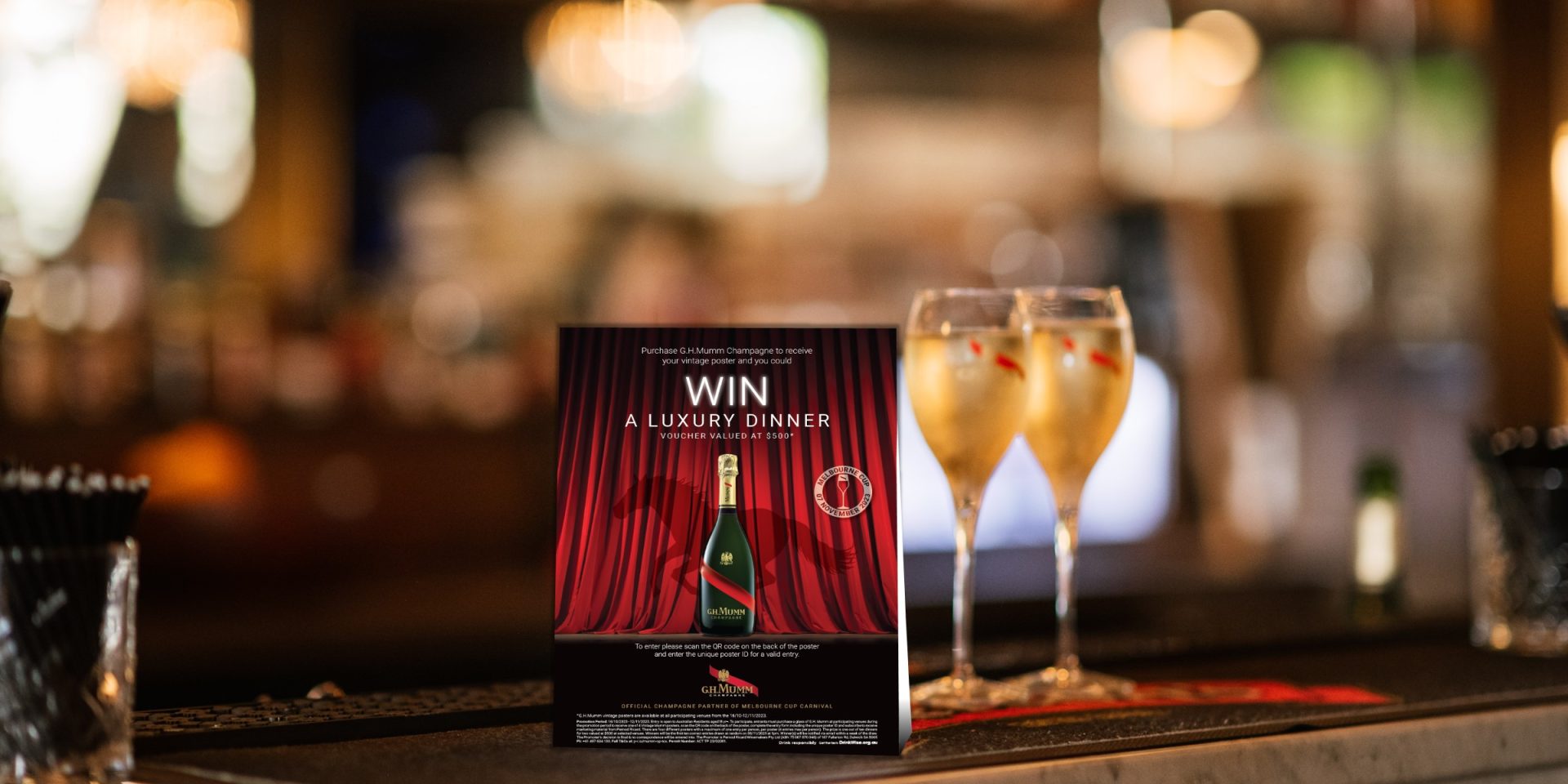 Mumm collectable banner – blog