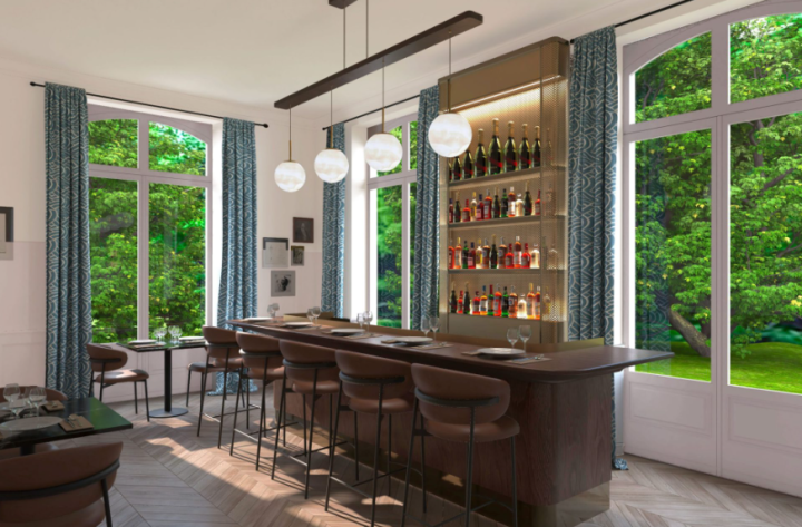 bar vue centrale – maison cordon rouge