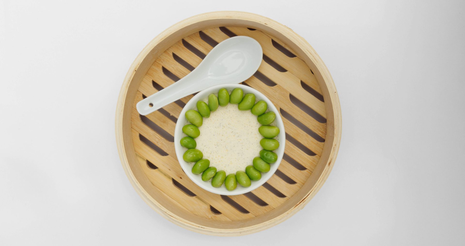 white-miso-chawanmushi-edamame/ - starter Mumm Cordon Rouge champagne - asian recipe