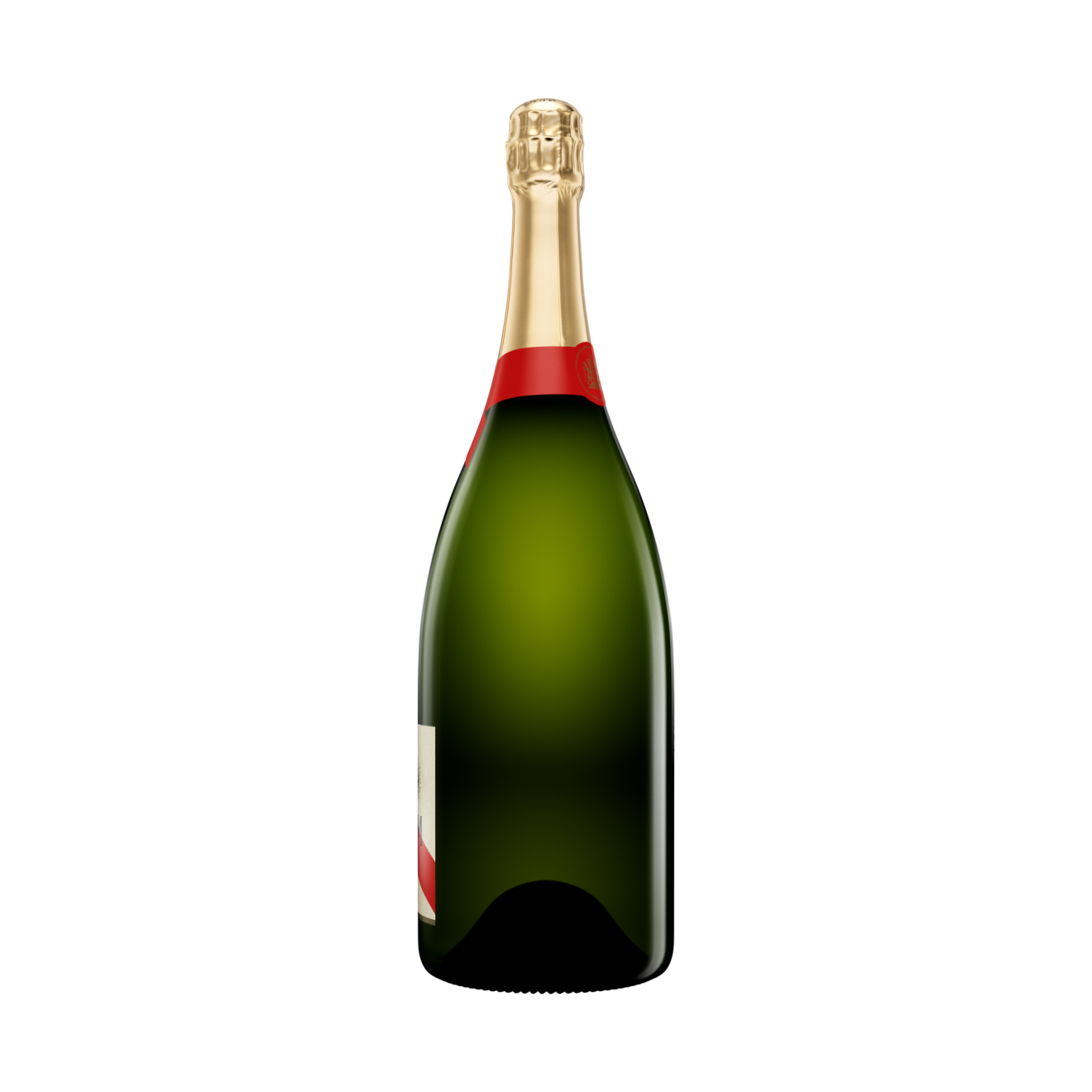 Seau à glace rouge vintage Français, Champagne Mumm, seau à