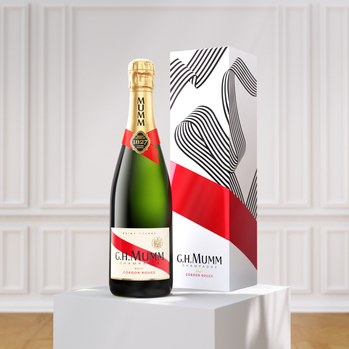 Mumm Cordon Rouge x Studio Anamorphée: A festive gift box – G.H.Mumm