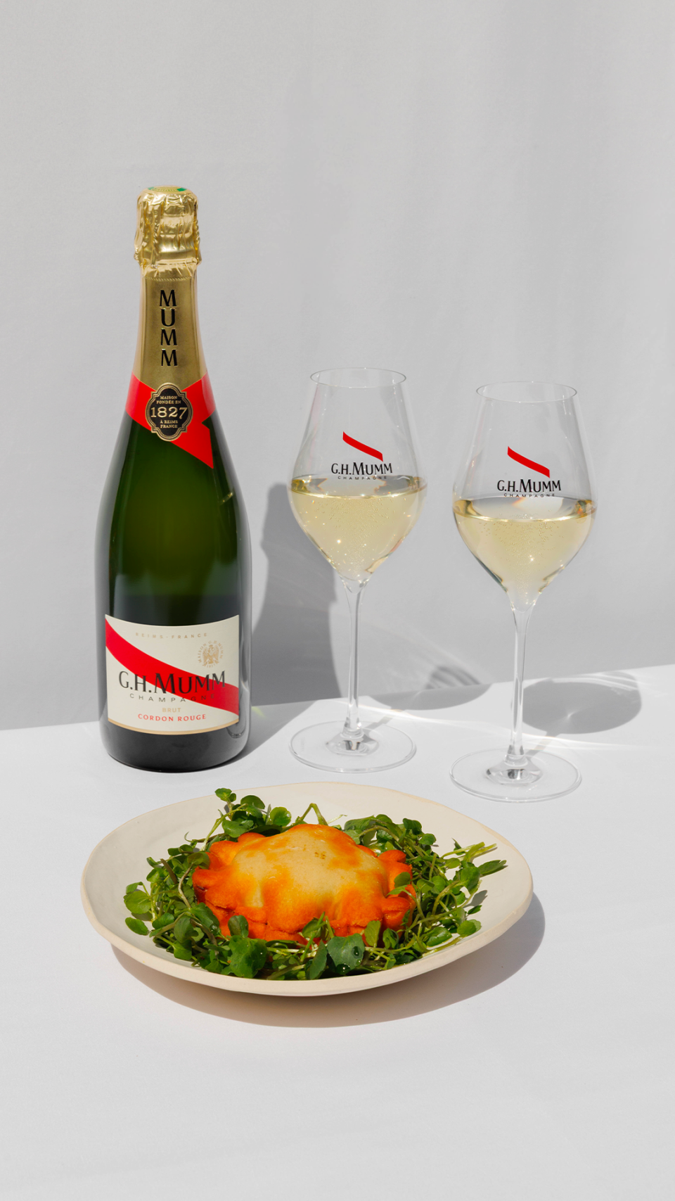 Tielle de calamar et safran - Mumm Cordon Rouge