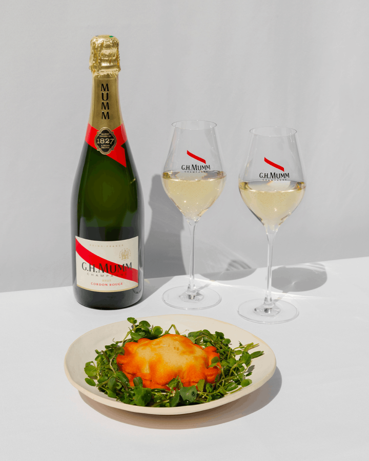 Tielle calamar safran automne - Mumm