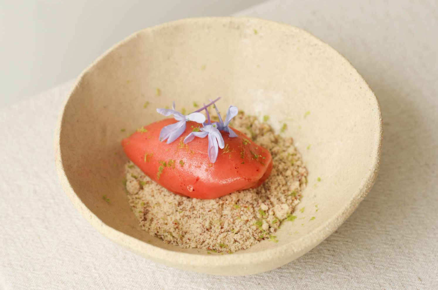 strawberry lime basil recipe - mumm rosé pairing summer recipe