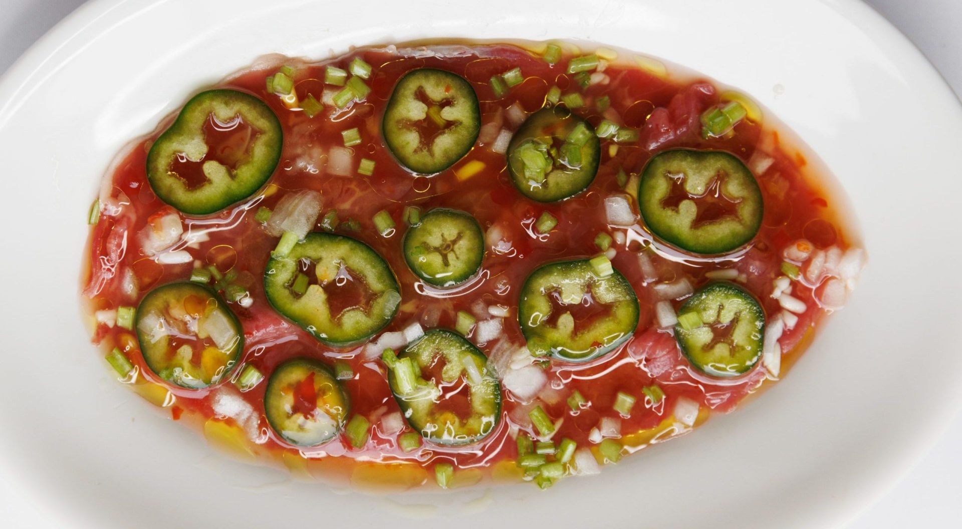 Vietnamese‑style beef carpaccio - pairing Mumm 4 starter