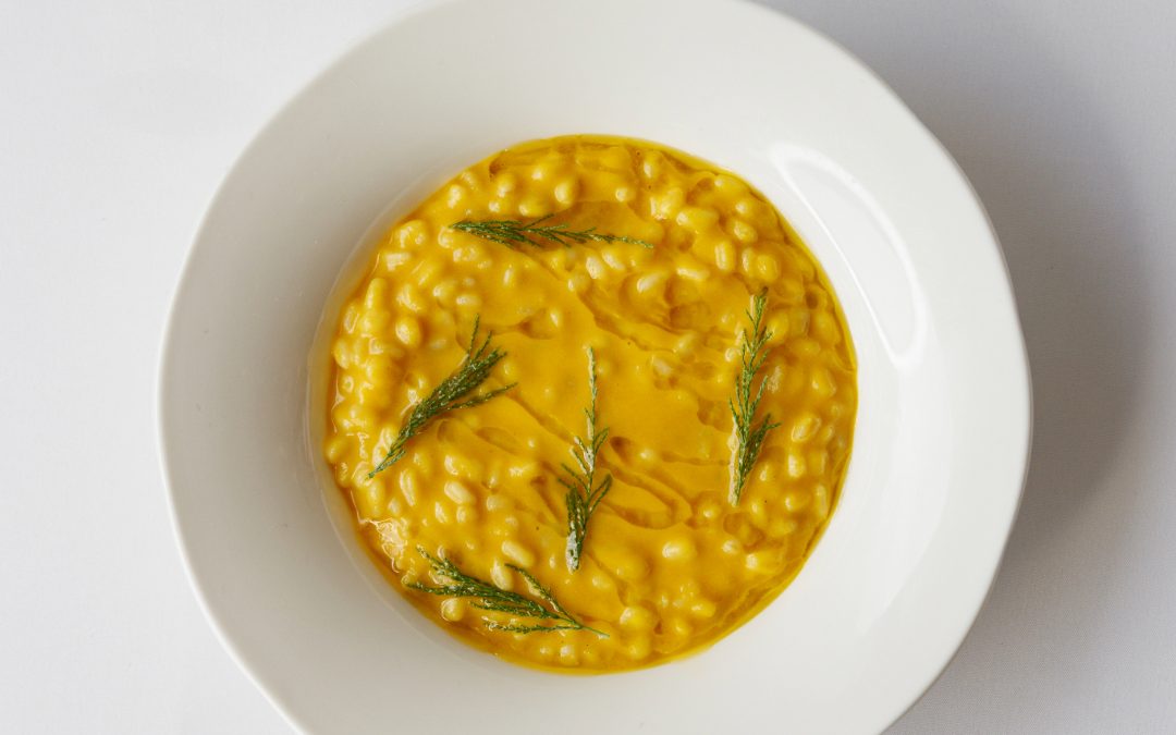 petit épeautre, crémeux châtaignes - accord Mumm Cordon Rouge