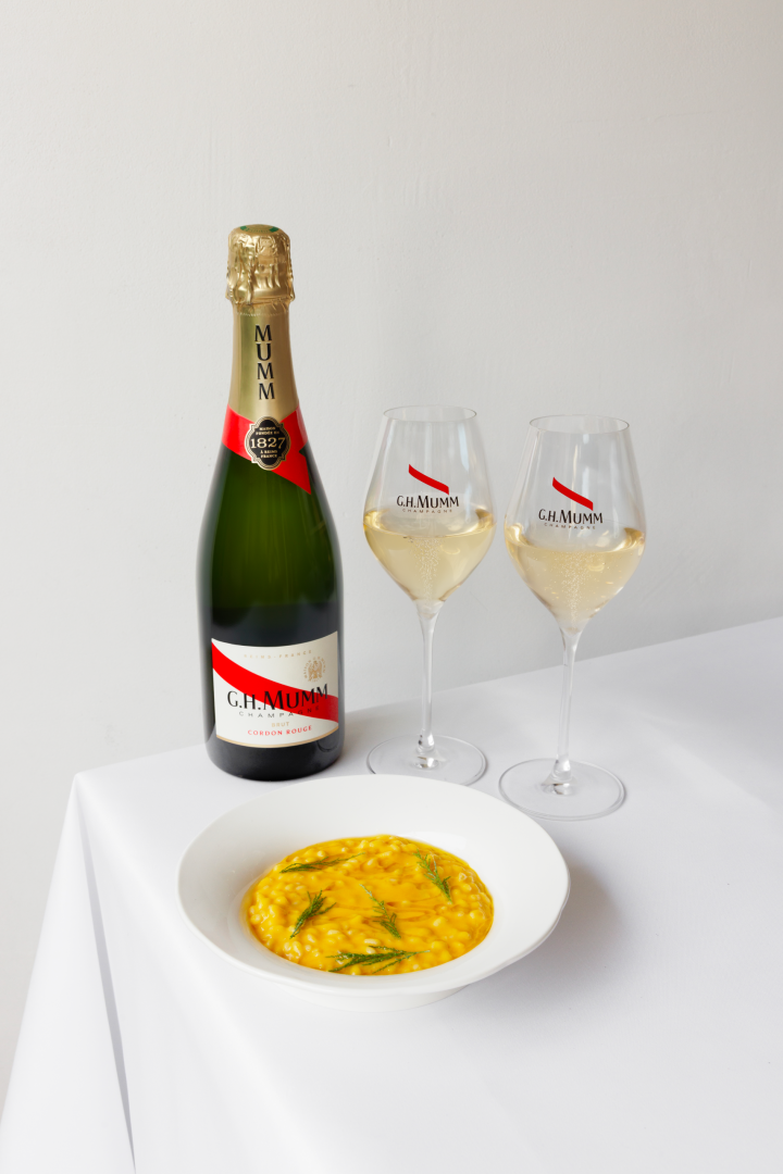 Petit épeautre, beurre noisettes – Mumm Cordon Rouge