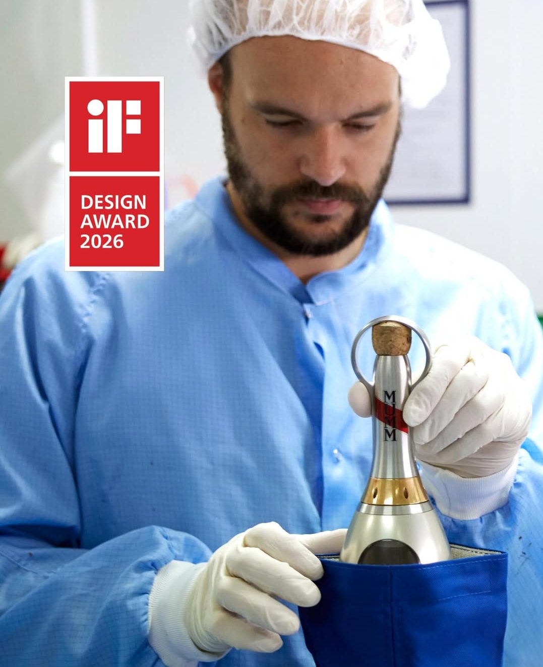 Mumm Cordon Rouge Stellar - If design award winner